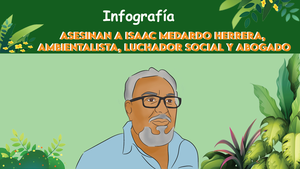 Asesinan a Isaac Medardo Herrera, ambientalista, luchador social y abogado