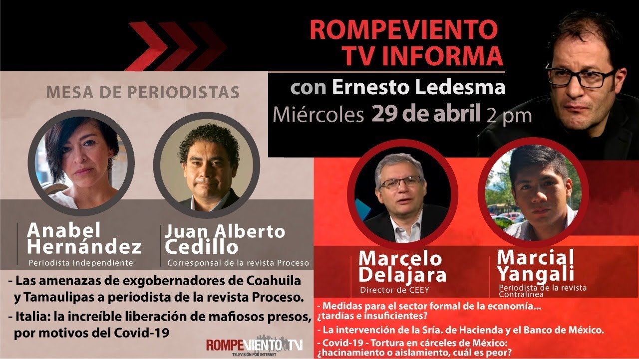 Las amenazas de exgobernadores a periodista de Proceso / Economía y Covid-19 / Tortura en cárceles de México - RV Informa