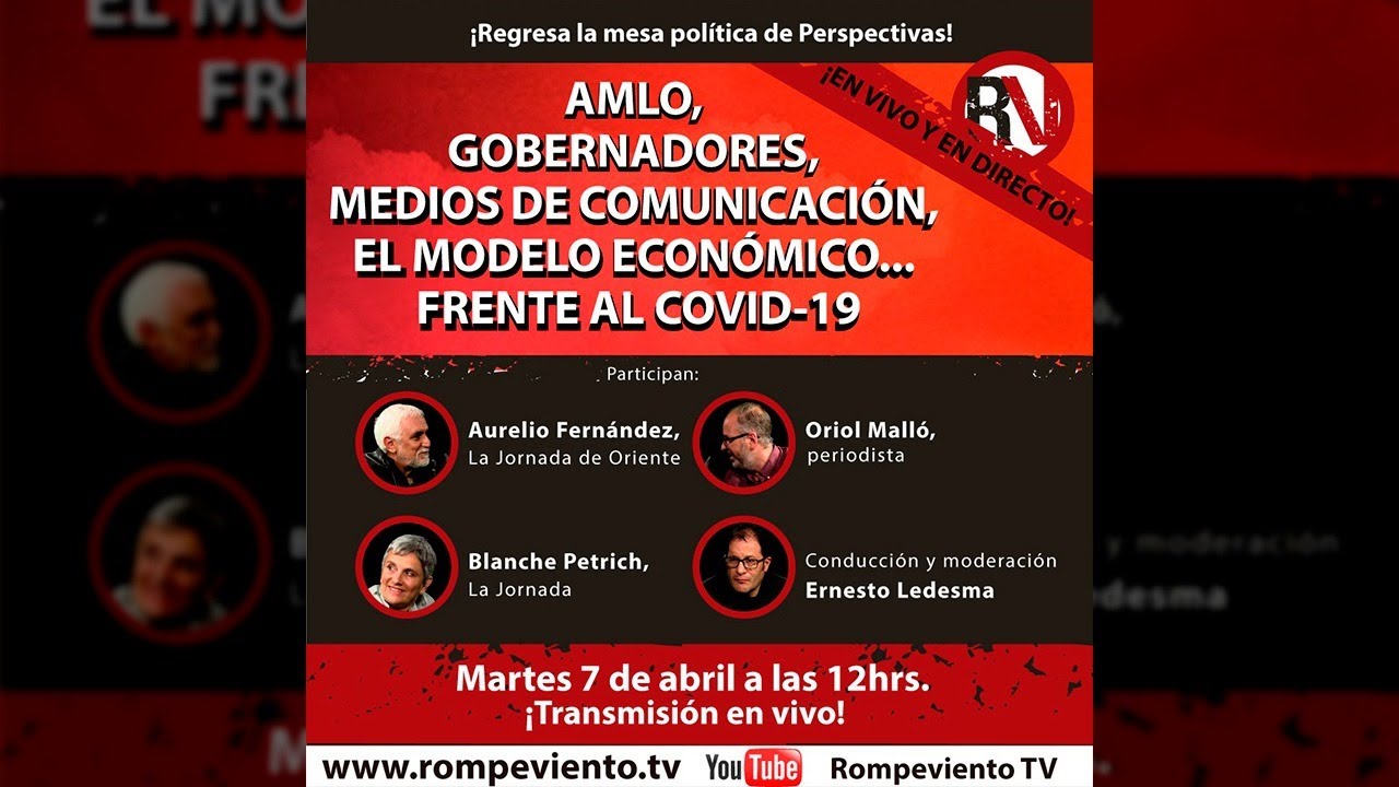 México frente al COVID-19: ¡Regresa la mesa de periodistas de Perspectivas!