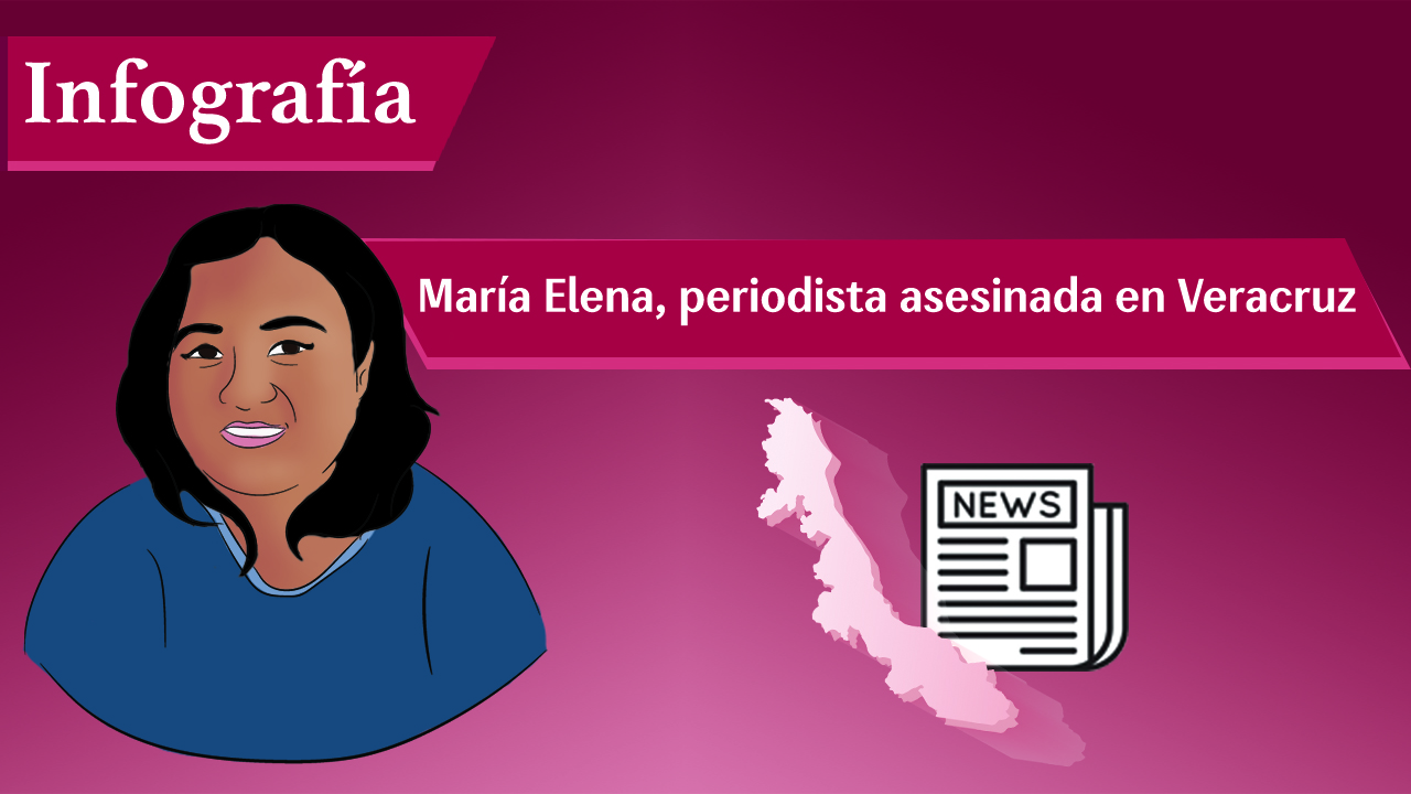 María Elena, periodista asesinada en Veracruz