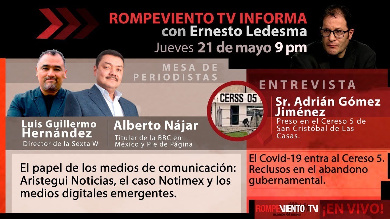 Aristegui Noticias, el caso Notimex y los medios digitales emergentes - RV Informa