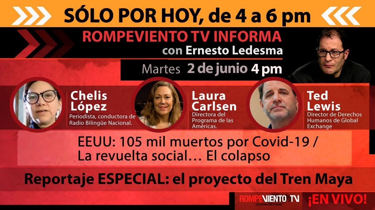 105 mil muertos por Covid-19 / La revuelta social… El colapso - RV Informa