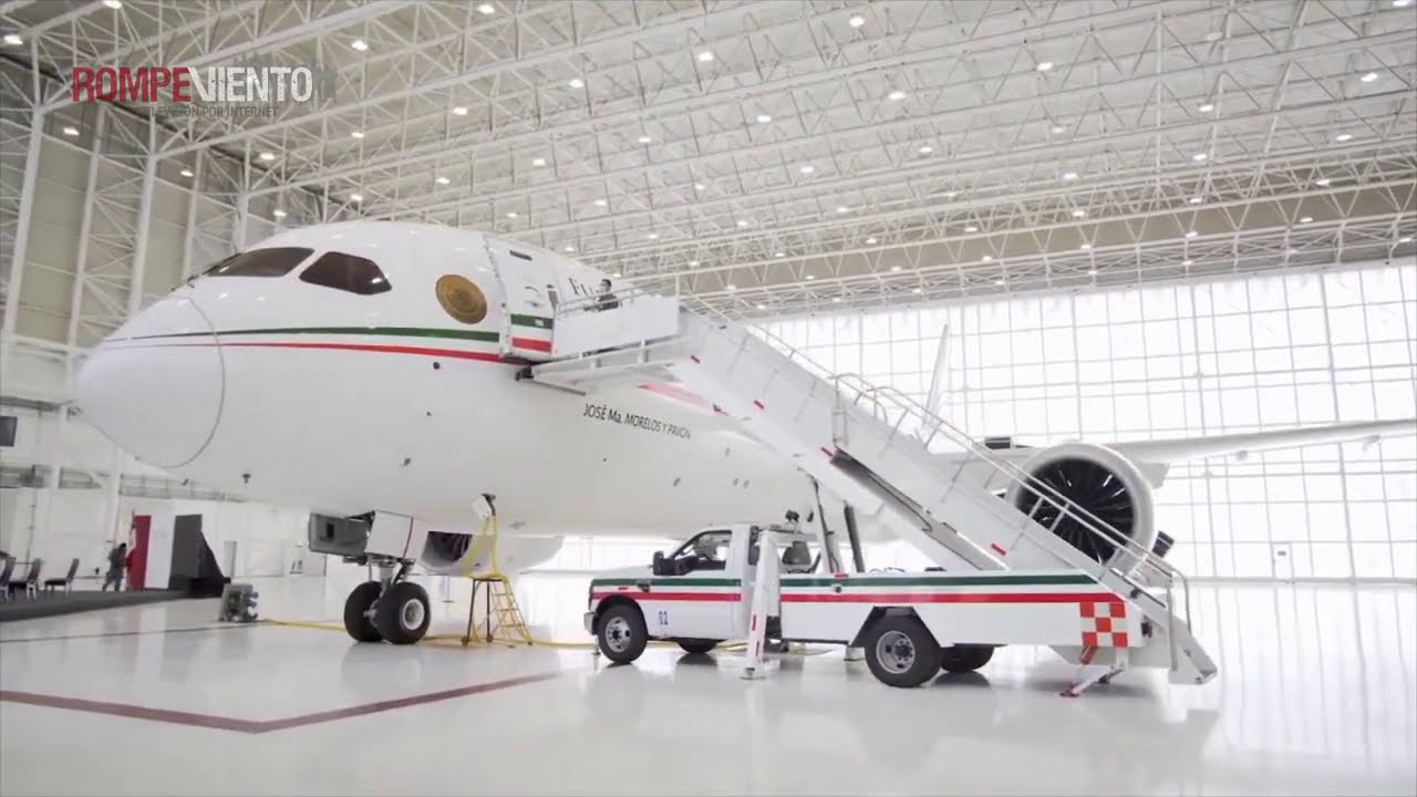 Muestran interior del lujoso avión presidencial