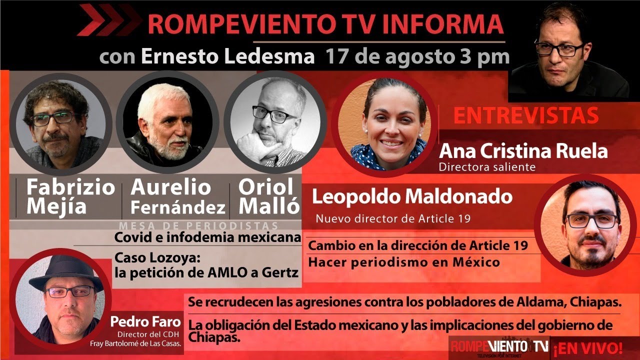 Covid e infodemia mexicana / La petición de AMLO a la FGR / Aldama bajo fuego - RV Informa