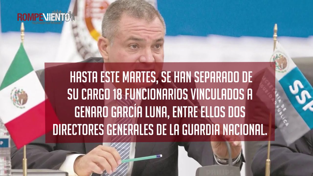 Remueven a funcionarios vinculados a García Luna