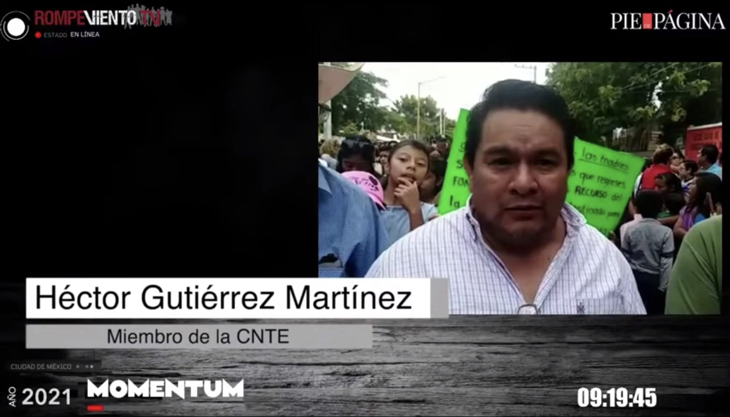 El bloqueo al presidente López Obrador, por parte de la CNTE-Chiapas