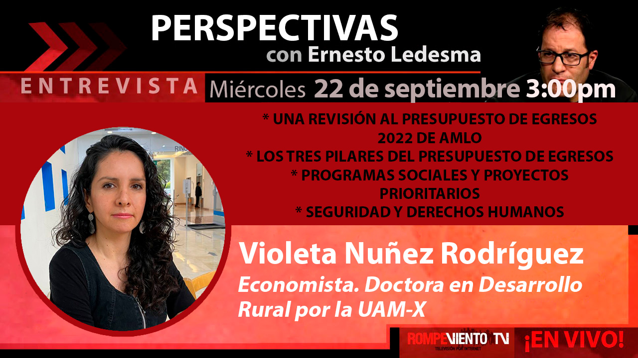 Una revisión al Presupuesto de Egresos 2022 de AMLO: Dra. Violeta Nuñez Rodríguez - Perspectivas