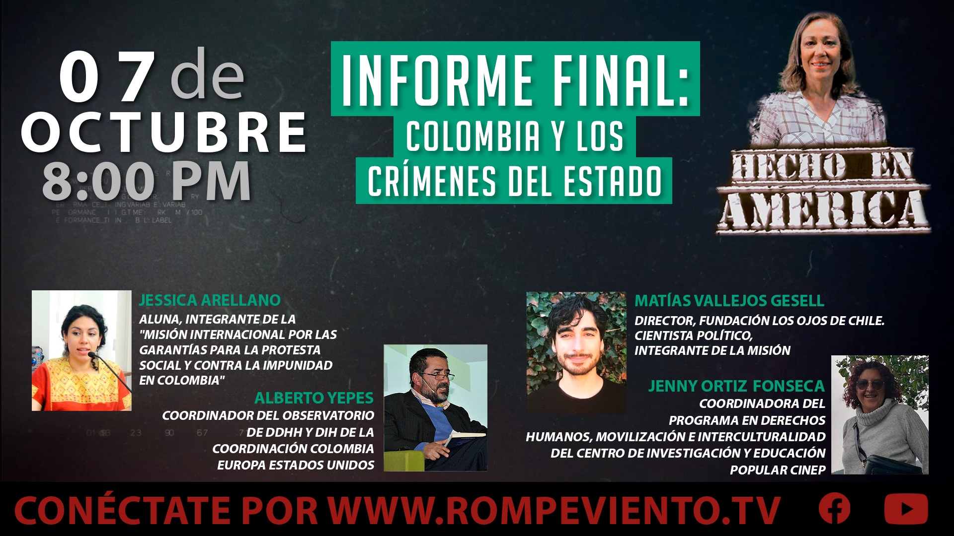 Informe final: Colombia y los crímenes del estado - Hecho en América