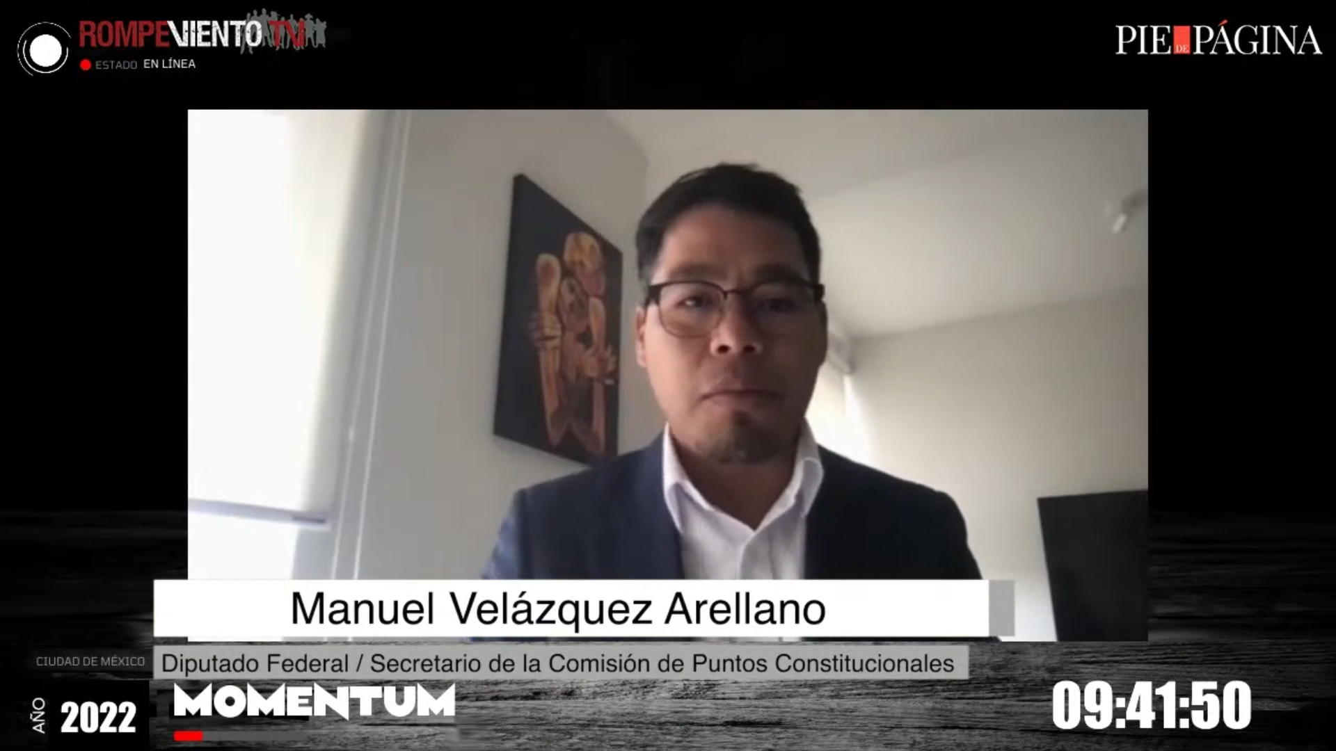 Morena: agenda de los Puntos constitucionales para el año 2022