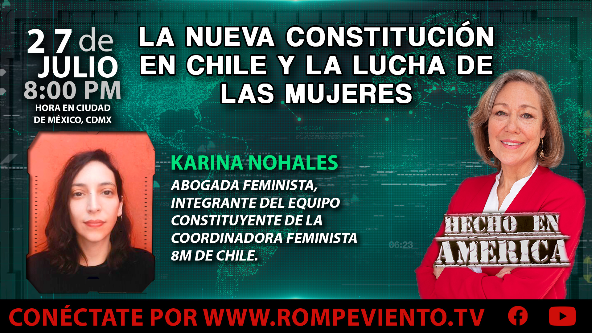 La nueva constitución en Chile y la lucha de las mujeres - Hecho en América