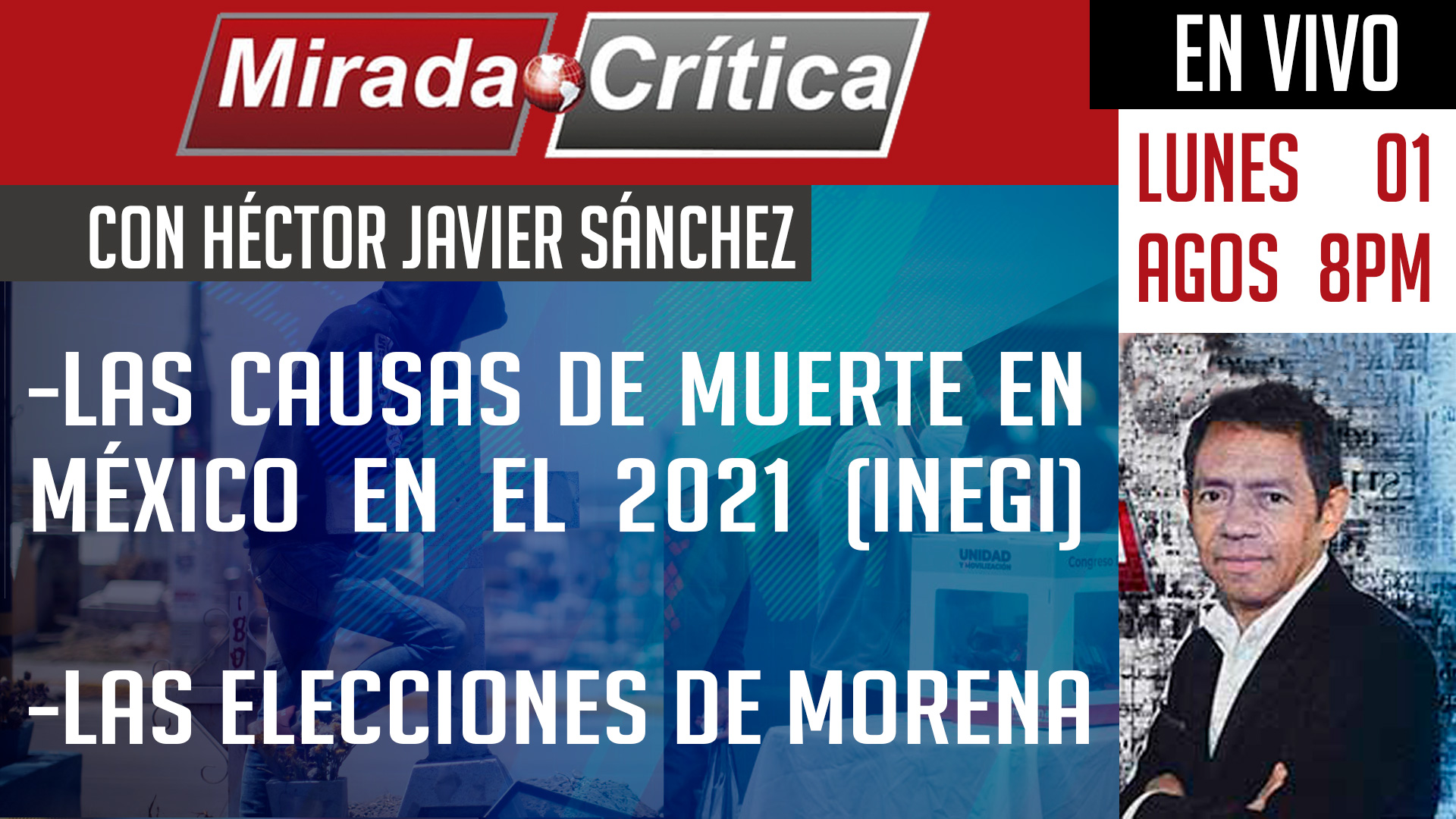 Las causas de muerte en México en el 2021 (INEGI) / Las elecciones de Morena - Mirada Crítica