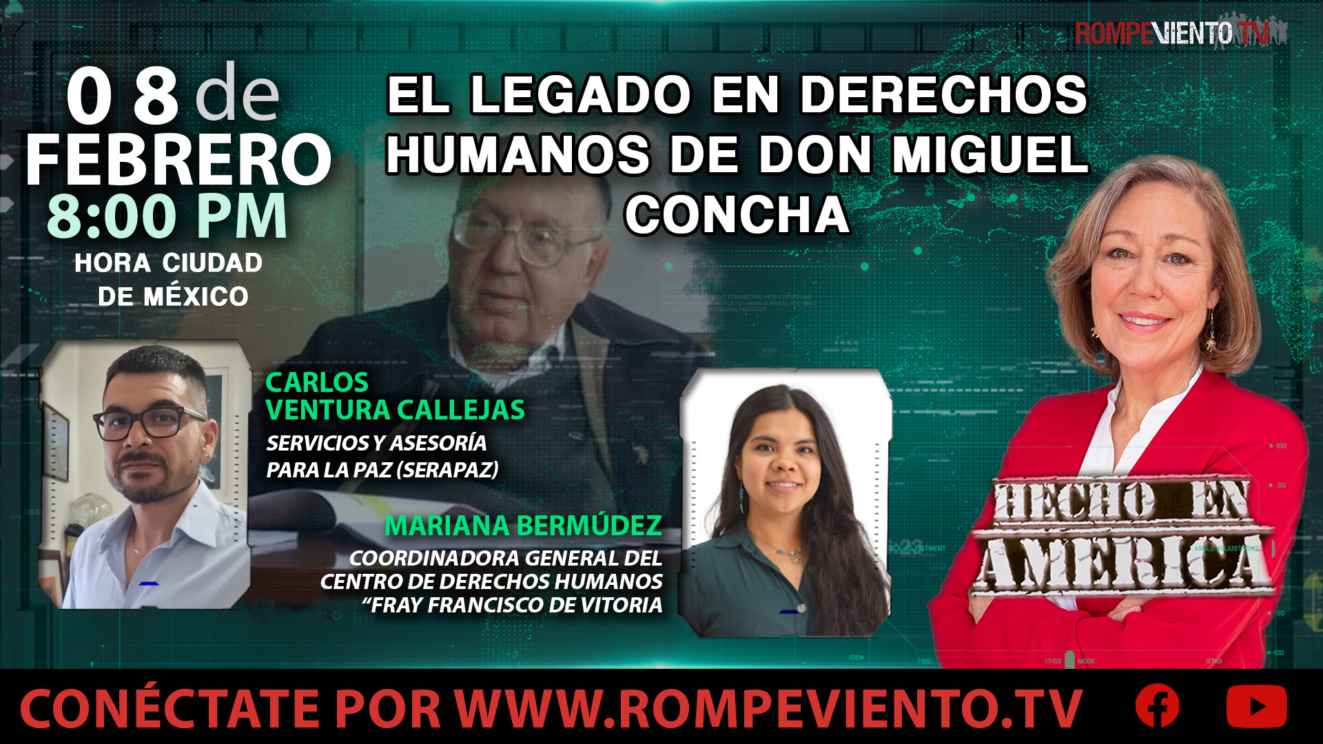 El legado en Derechos Humanos de Don Miguel Concha - Hecho en América