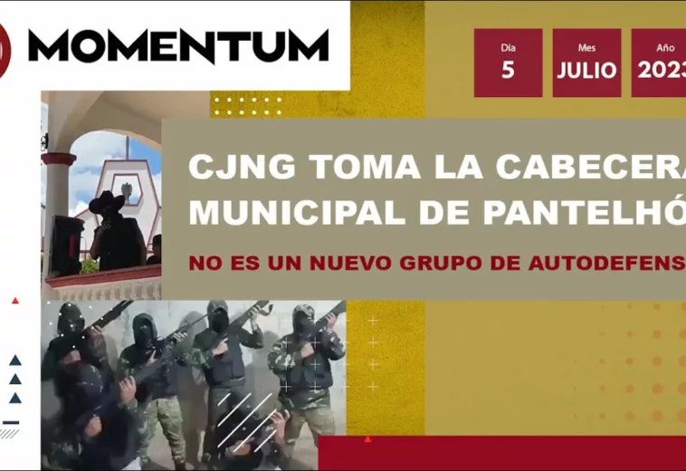 CJNG toma la cabecera municipal de Pantelhó (No es un grupo de autodefensa)